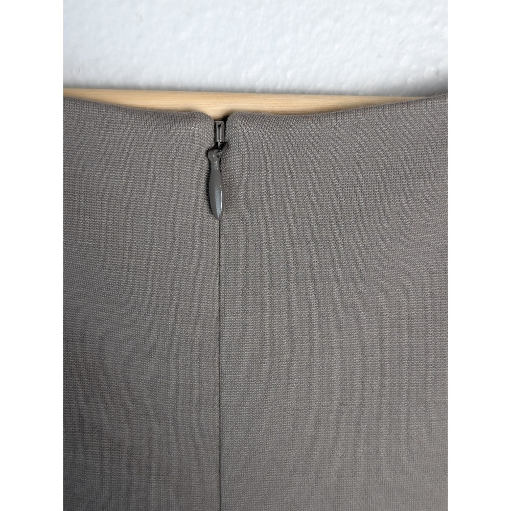 MM LaFleur Etsuko Dress Womens 12 Taupe Gray V-Neck Sleeveless Sheath RPT1PEB - Picture 9 of 10
